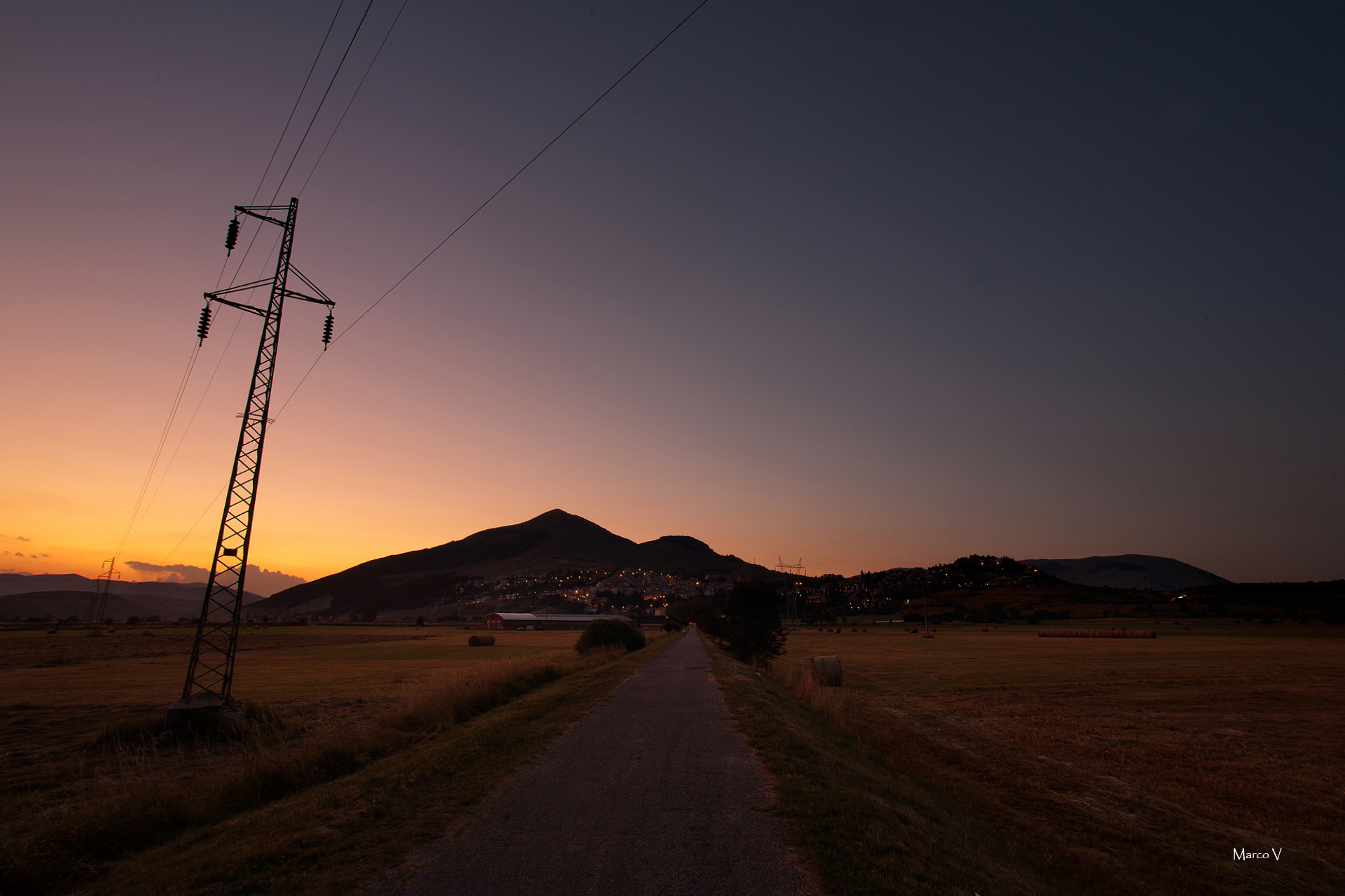 Sunset on Rivisondoli