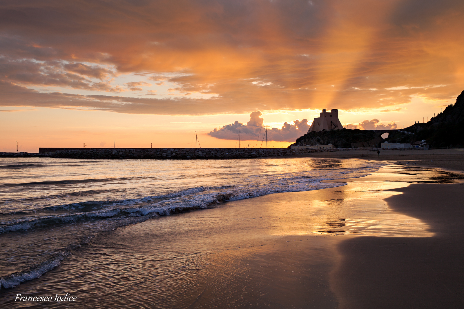 ..tramonto su Torre Truglia...