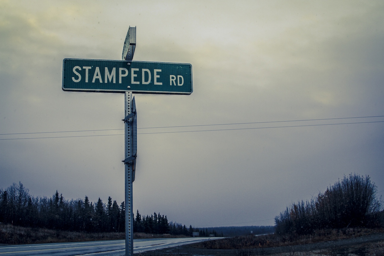 Stampede RD crosses the Stampede Trail "Into the Wild&q...