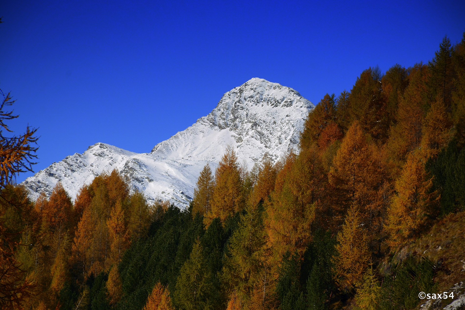 Piz Lunghin already 'in the depths of winter