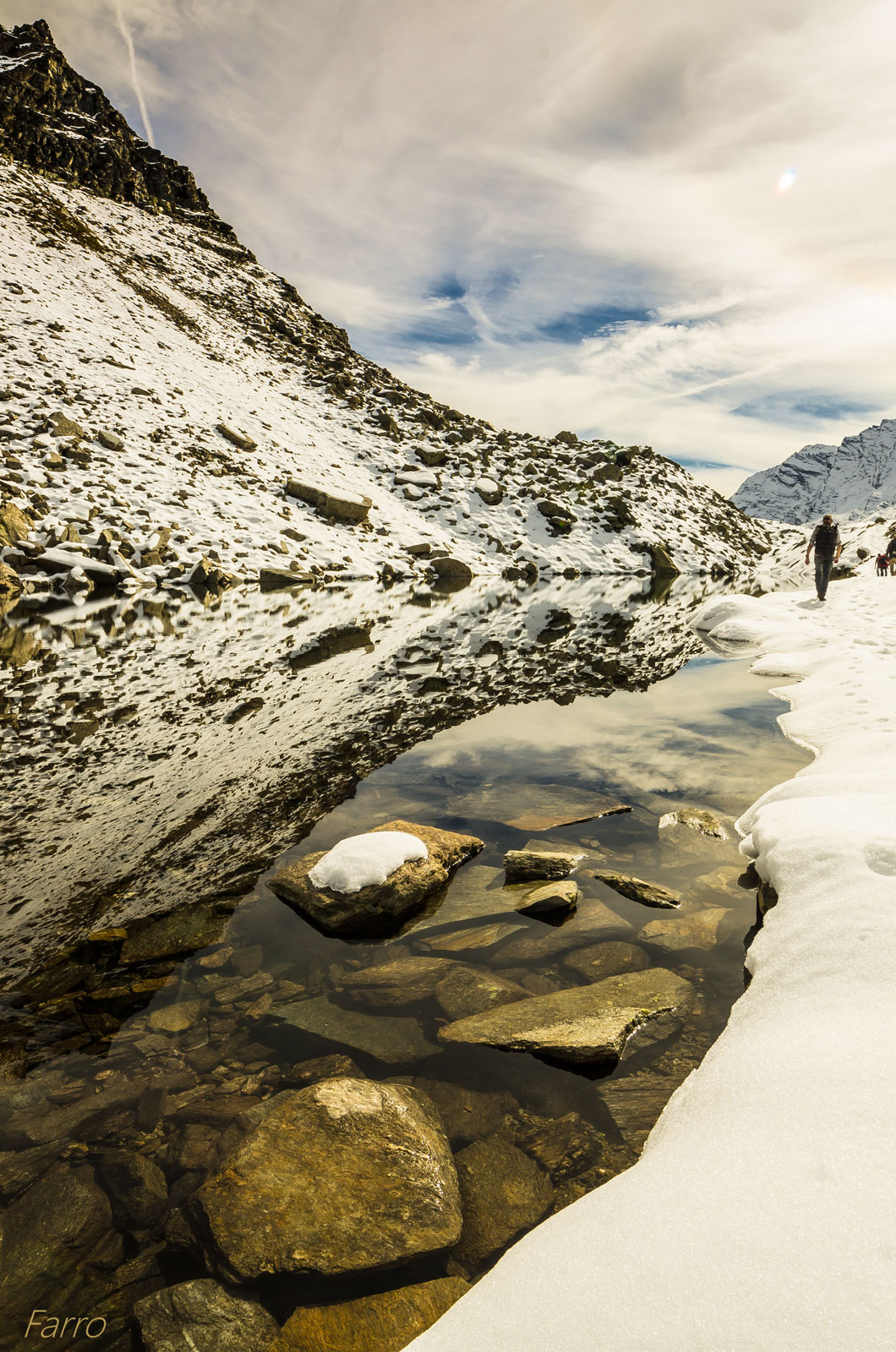 pond in the Gran Paradiso