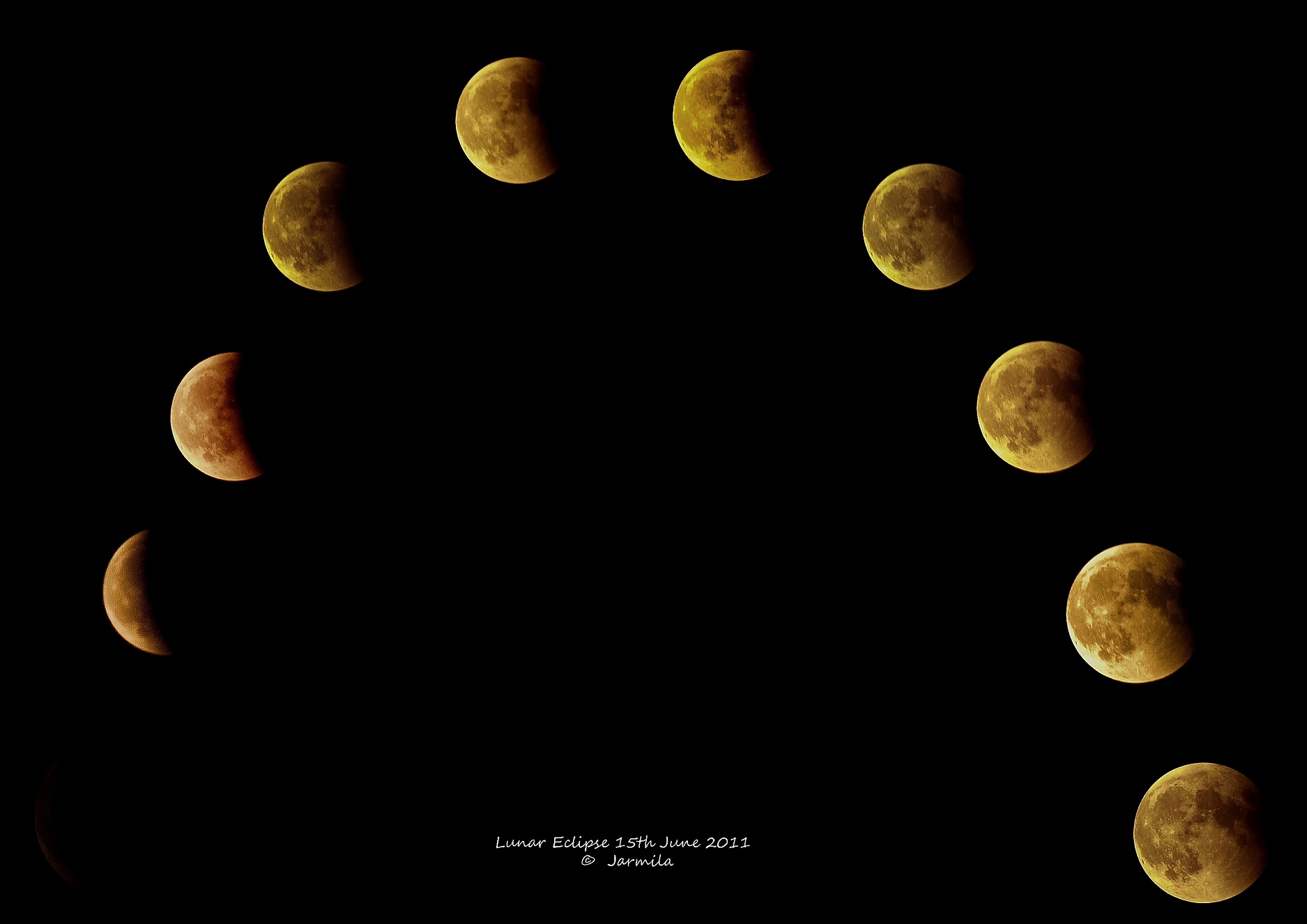 total eclipse of the moon