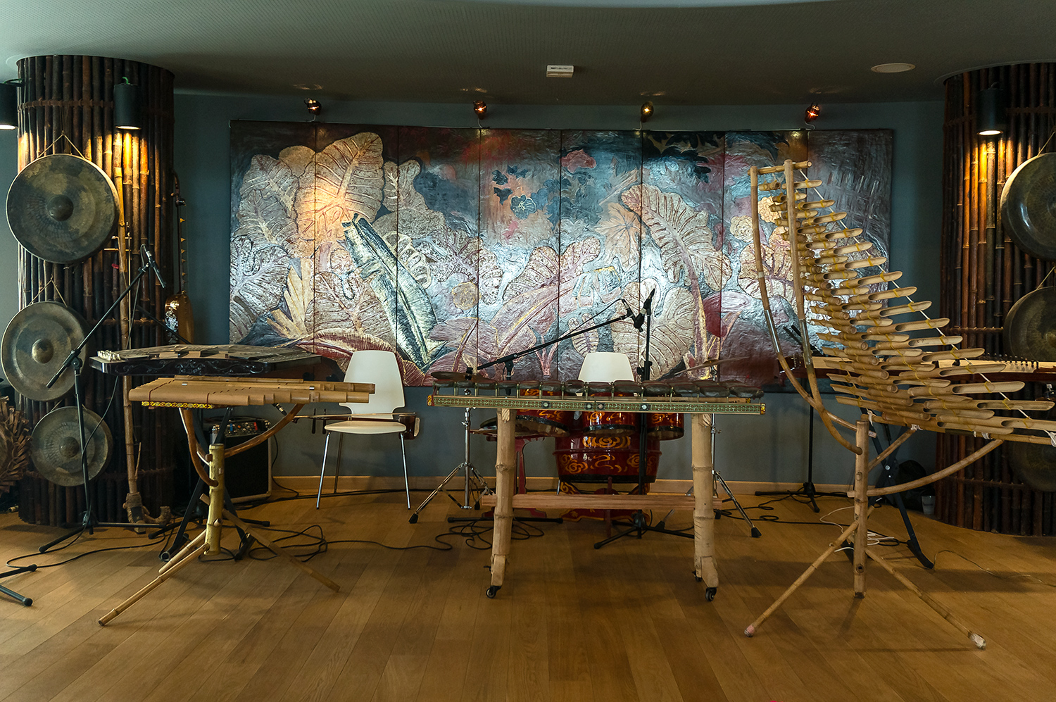 the noises were transformed into sounds ...