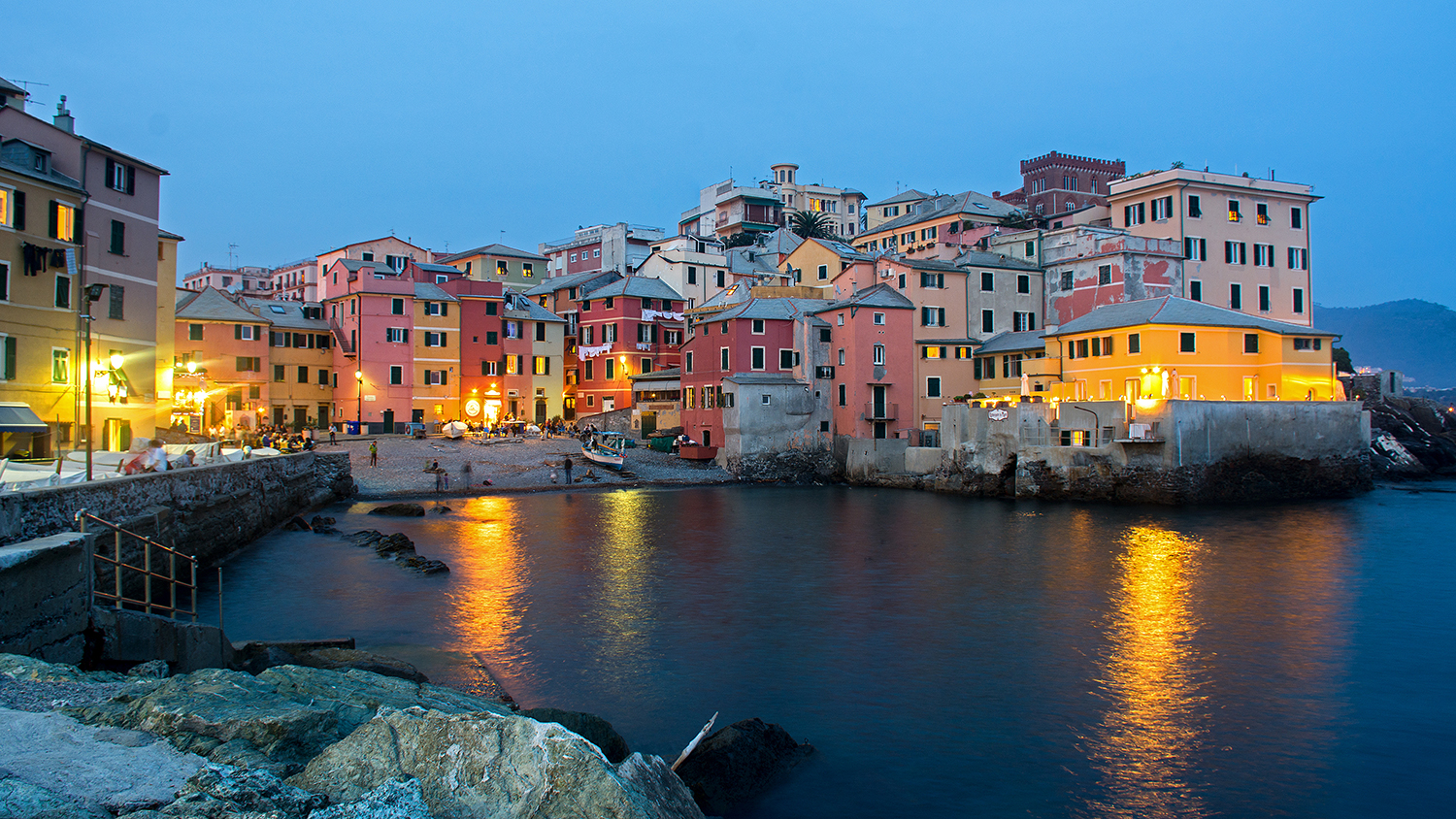 Nel centro di Boccadasse