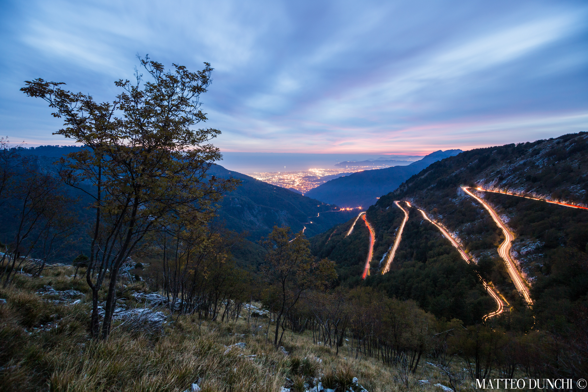 Sunset from the Botanical Gardens (ms)