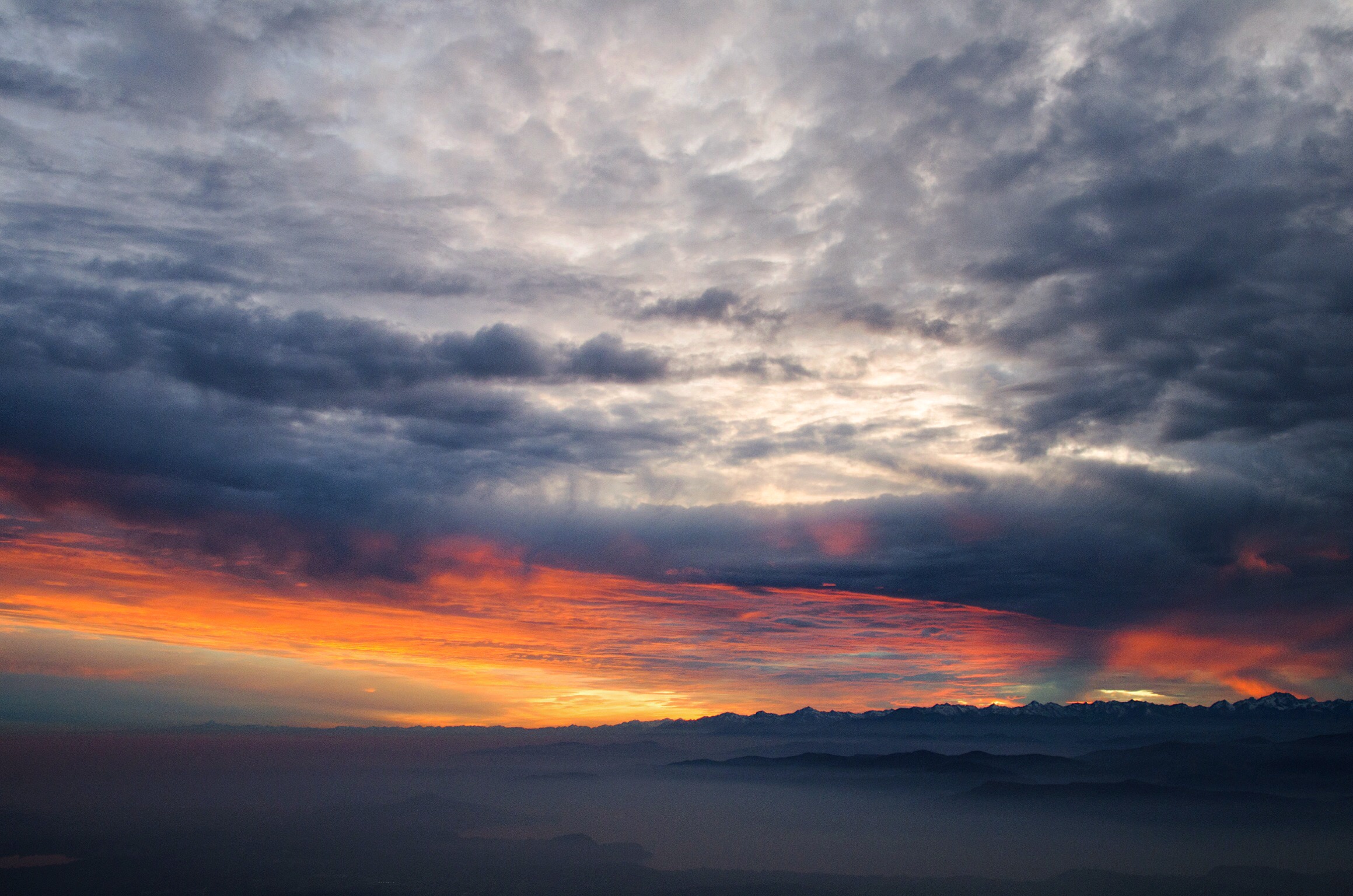 Sunset from Forte Orino (goes)