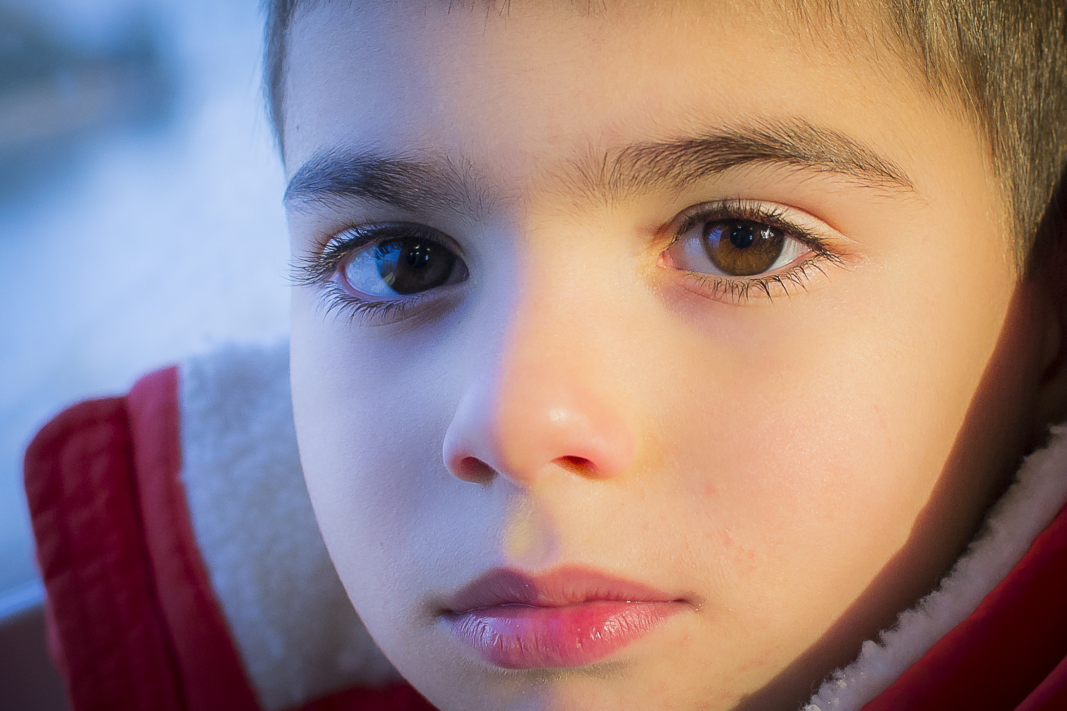 warm light - cold light