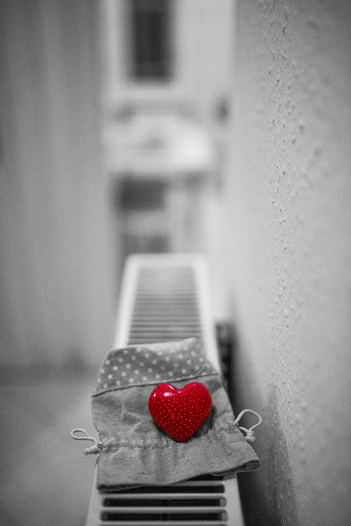 ... In front of the kitchen ...