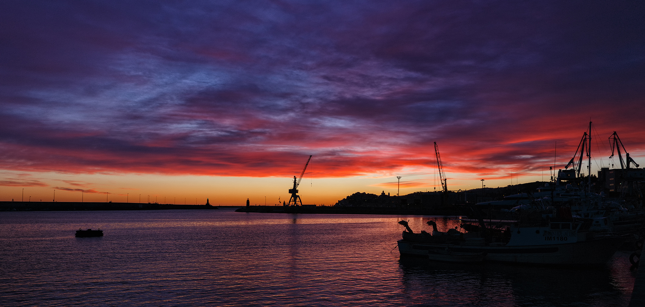 Tramonto su Porto Maurizio