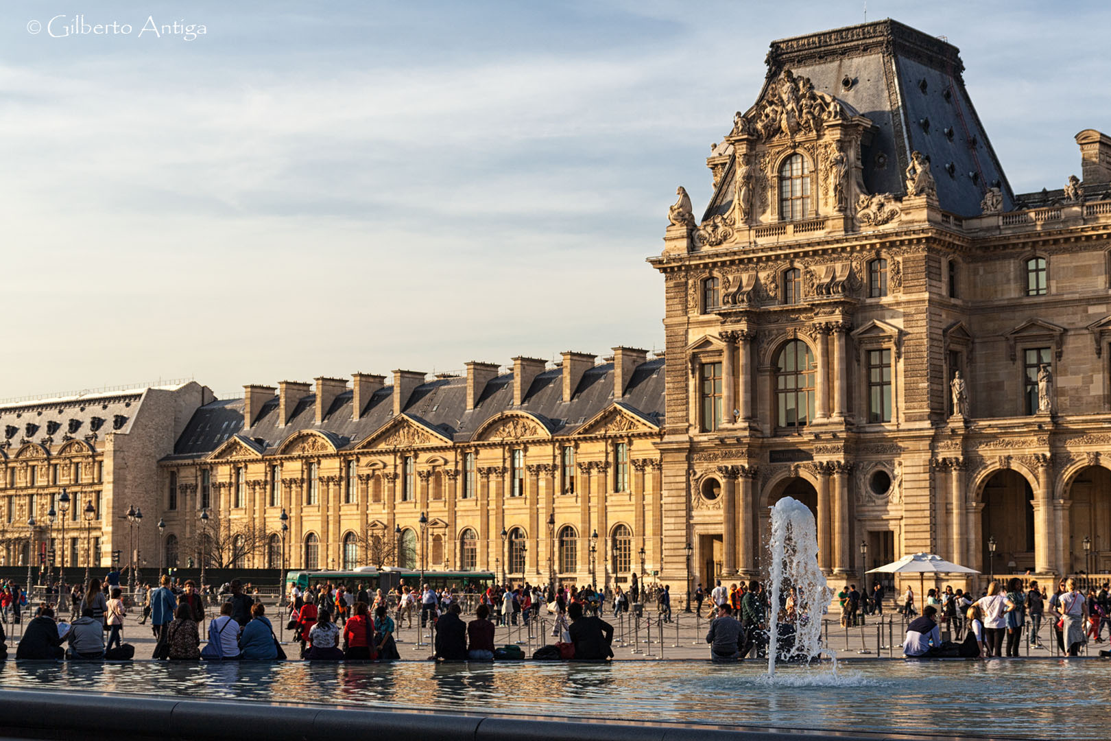 Sunset on the Louvre
