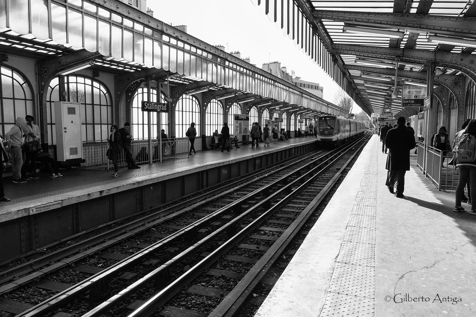 Waiting in the subway