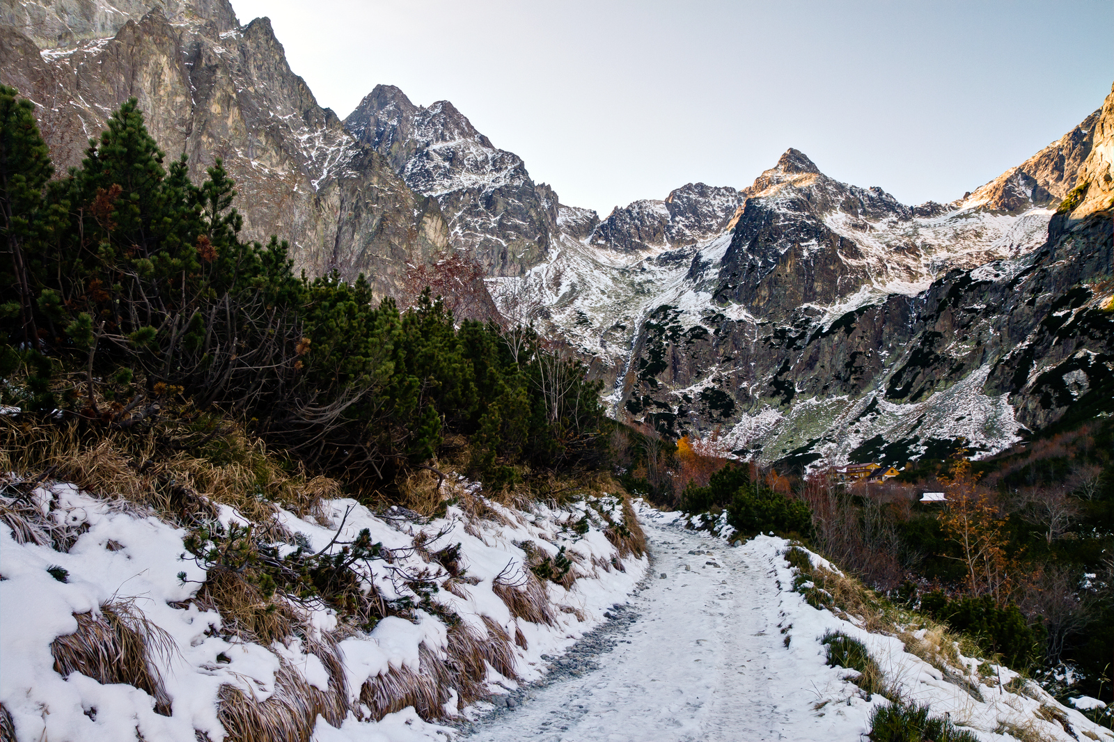 Alta valle Tatra Lago verde