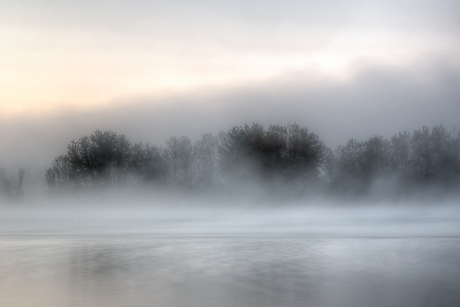 Morning River / Water Color
