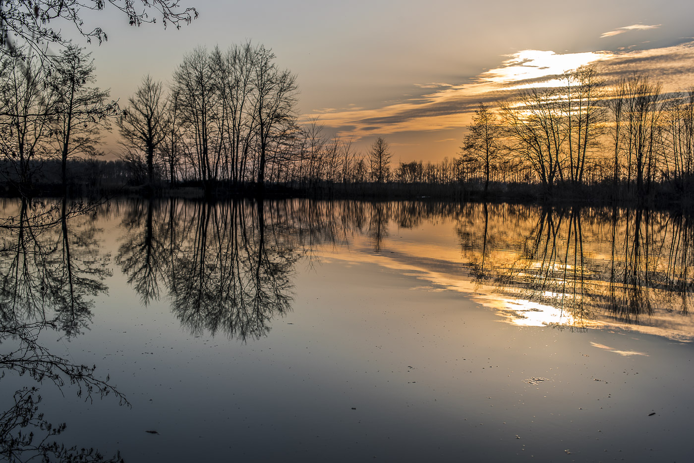 tramonto laghetti di campeglio