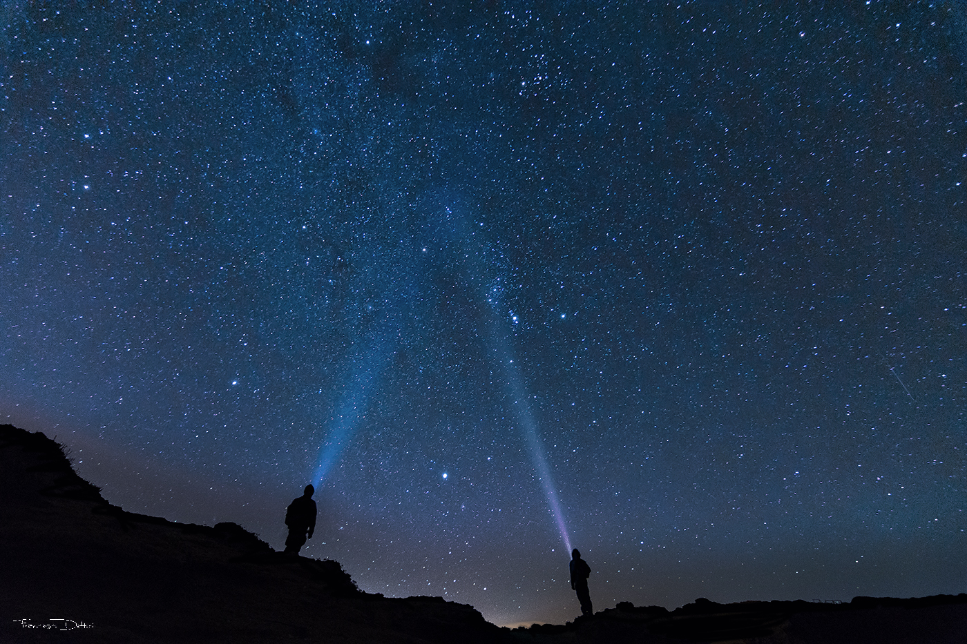 November 7, the sky above Porto Ferro