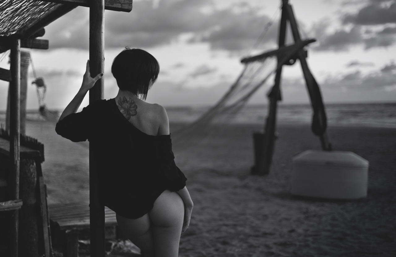 Anzio beach - sunset - September 2015