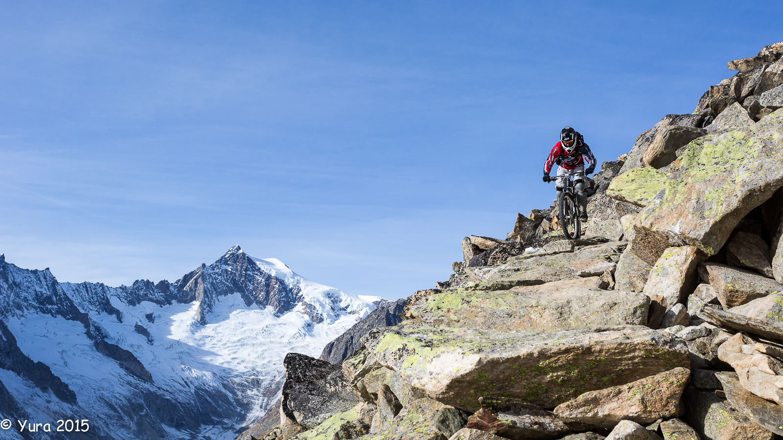 Discesa vista Aletschhorn