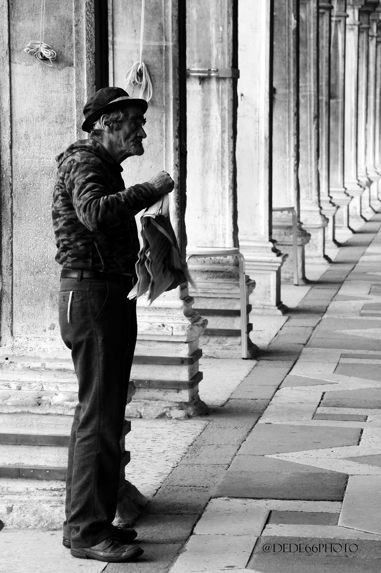 Homeless Venetian. St. Mark Venice