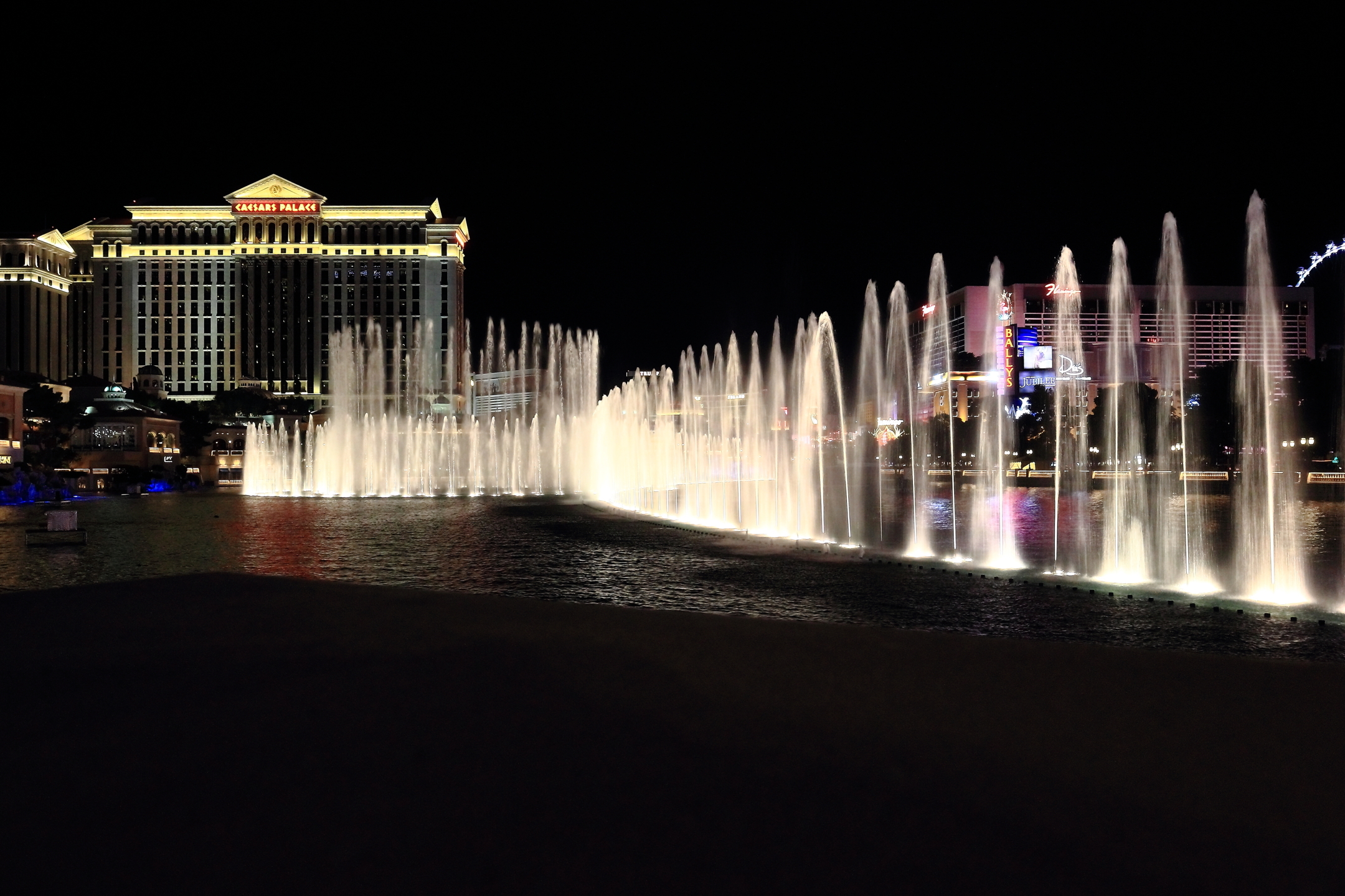 Bellagio fountains in Las Vegas