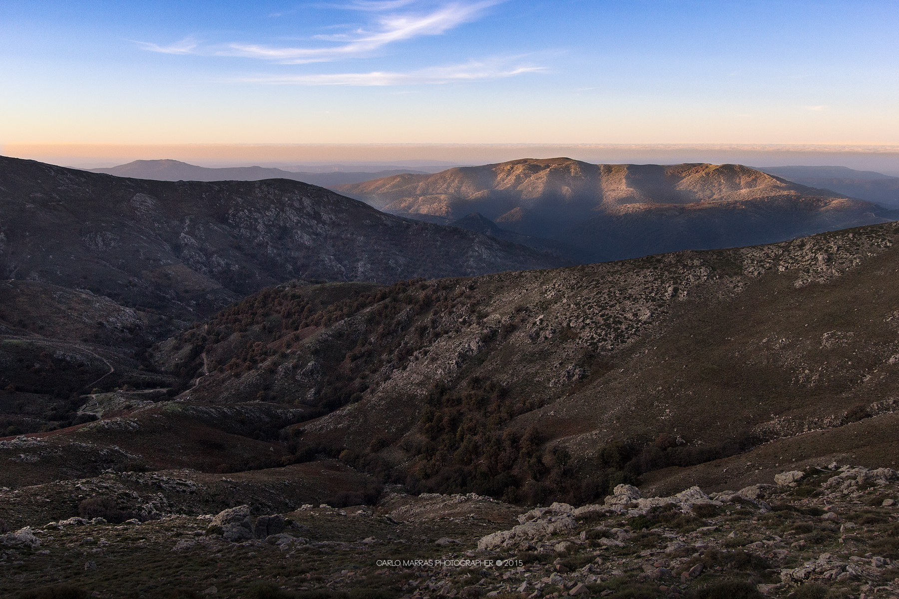 L'Alba sul Gennargentu