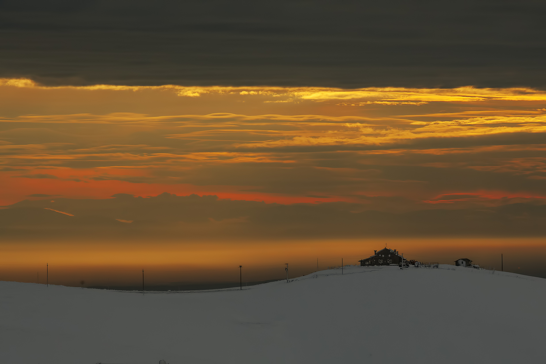 Sunset at Dosso Alto