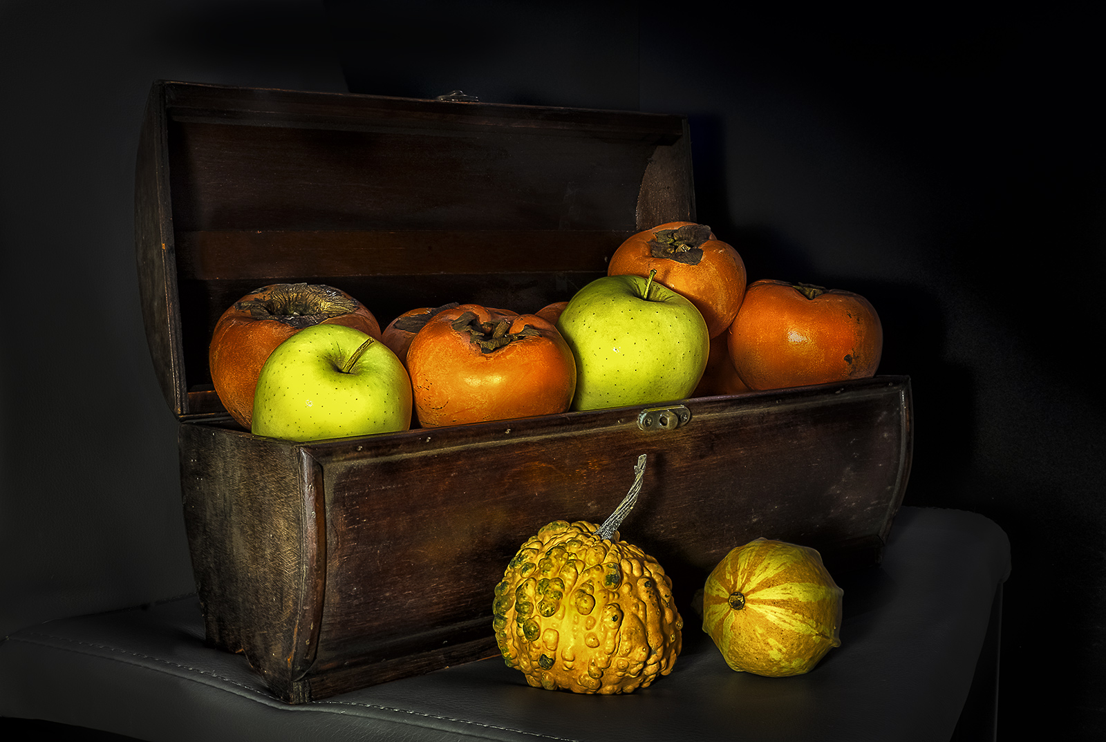 Still life Cachi e mele