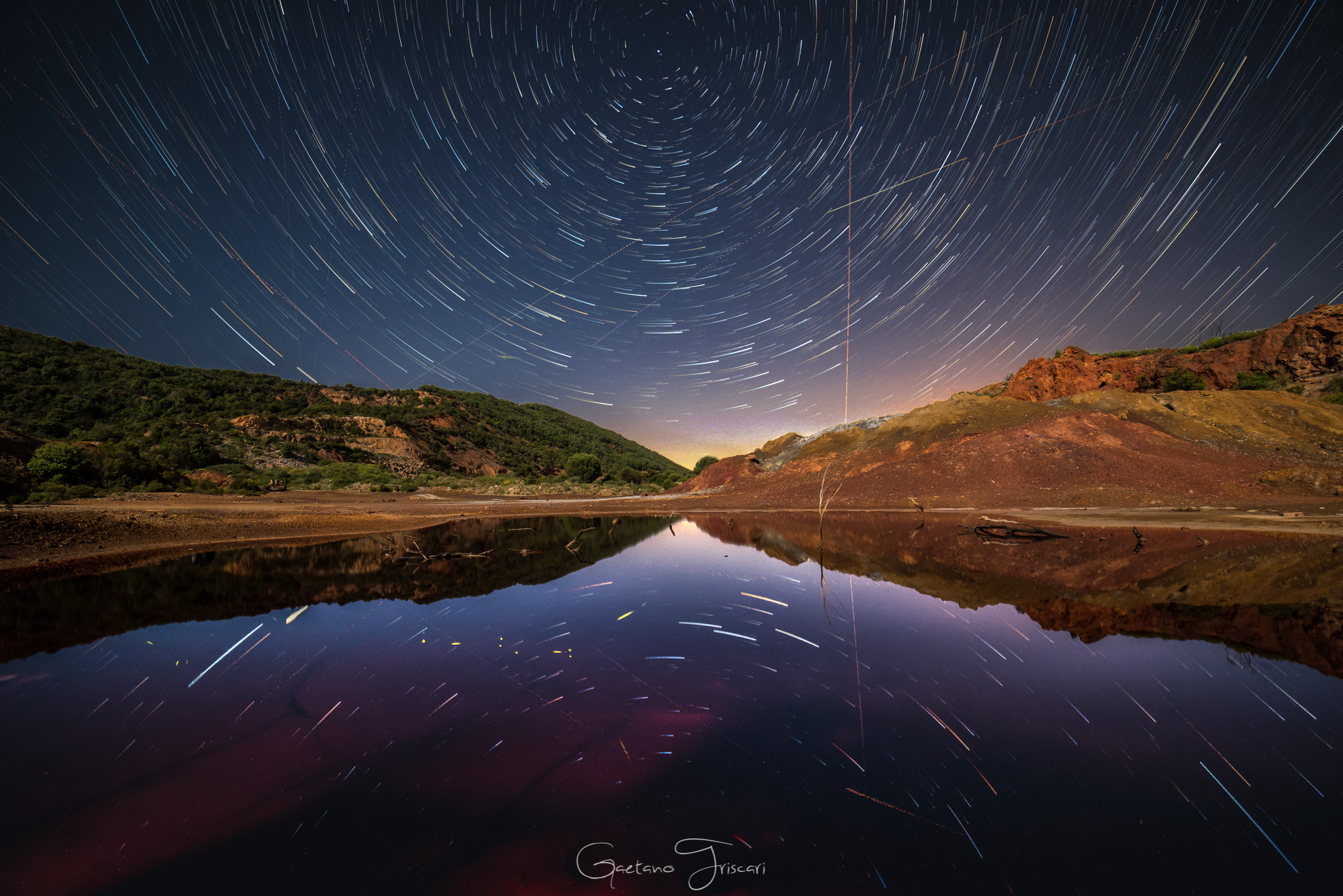 Reflected Startrail