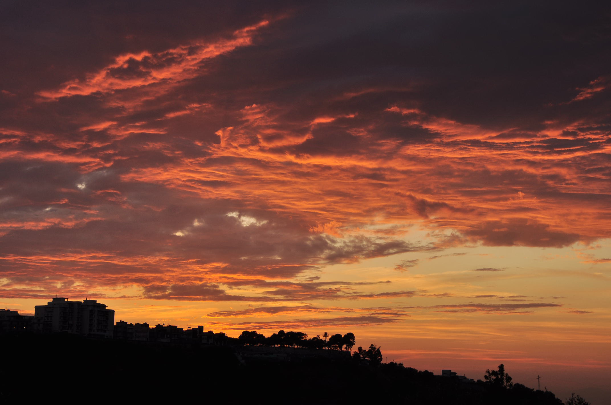 Sunset after the burrasca1