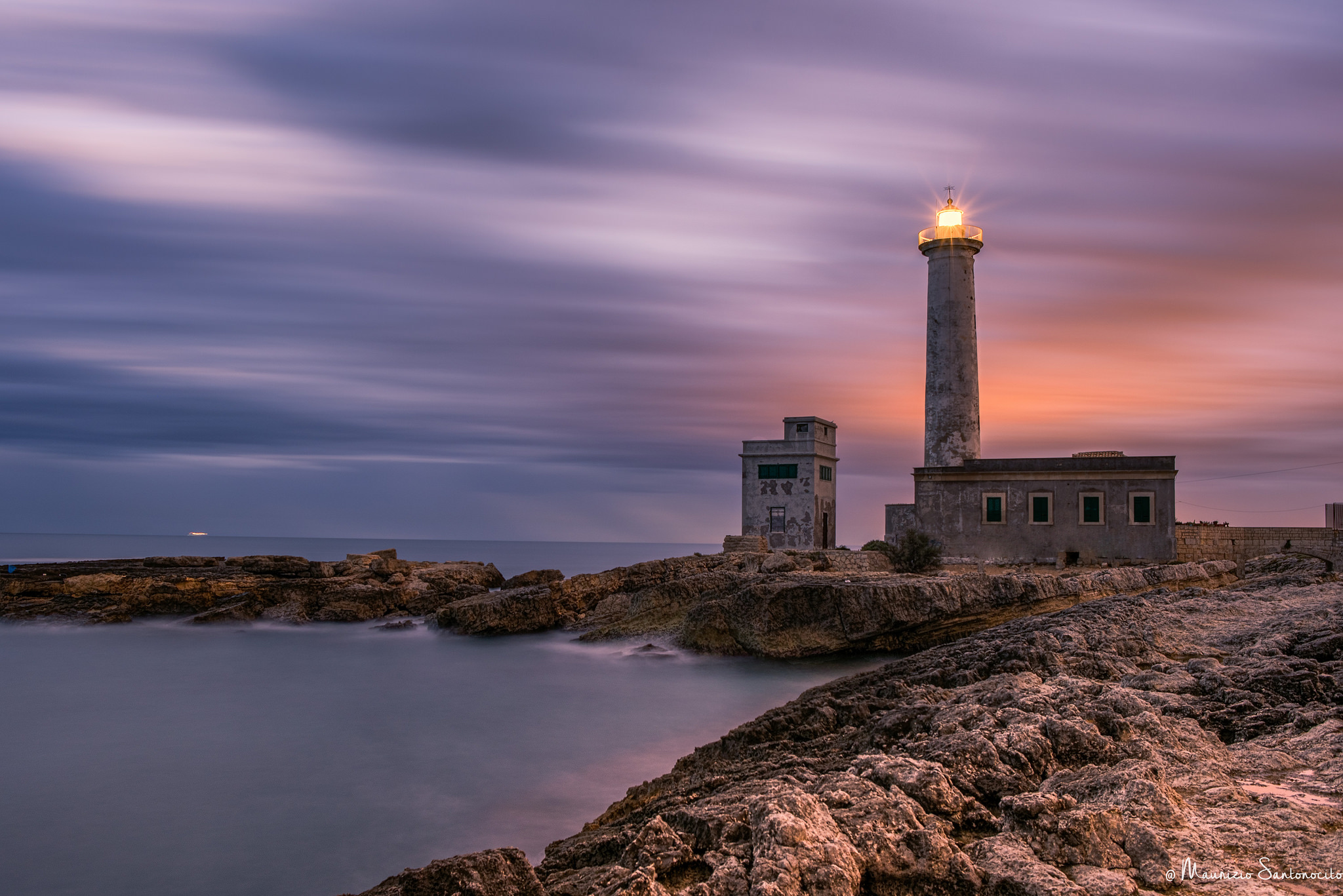 Sunset lighthouse