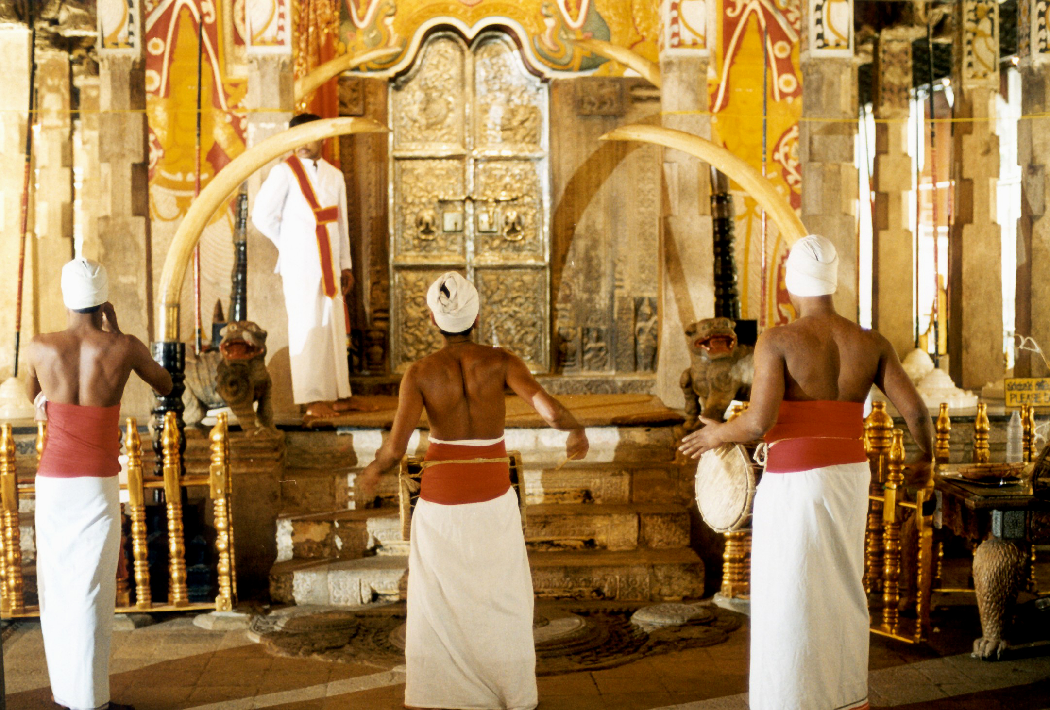 Temple of the Tooth Kandy Sri Lanka in 1999