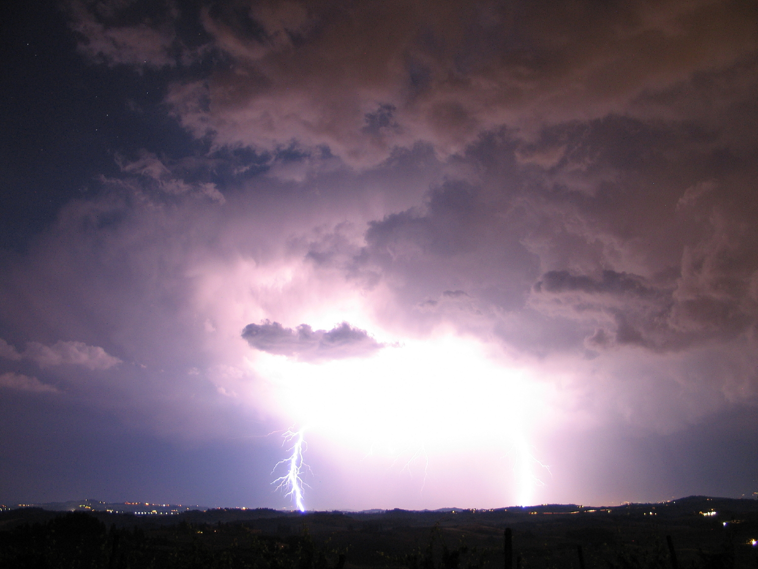 Temporale notturno ... visto da lontano