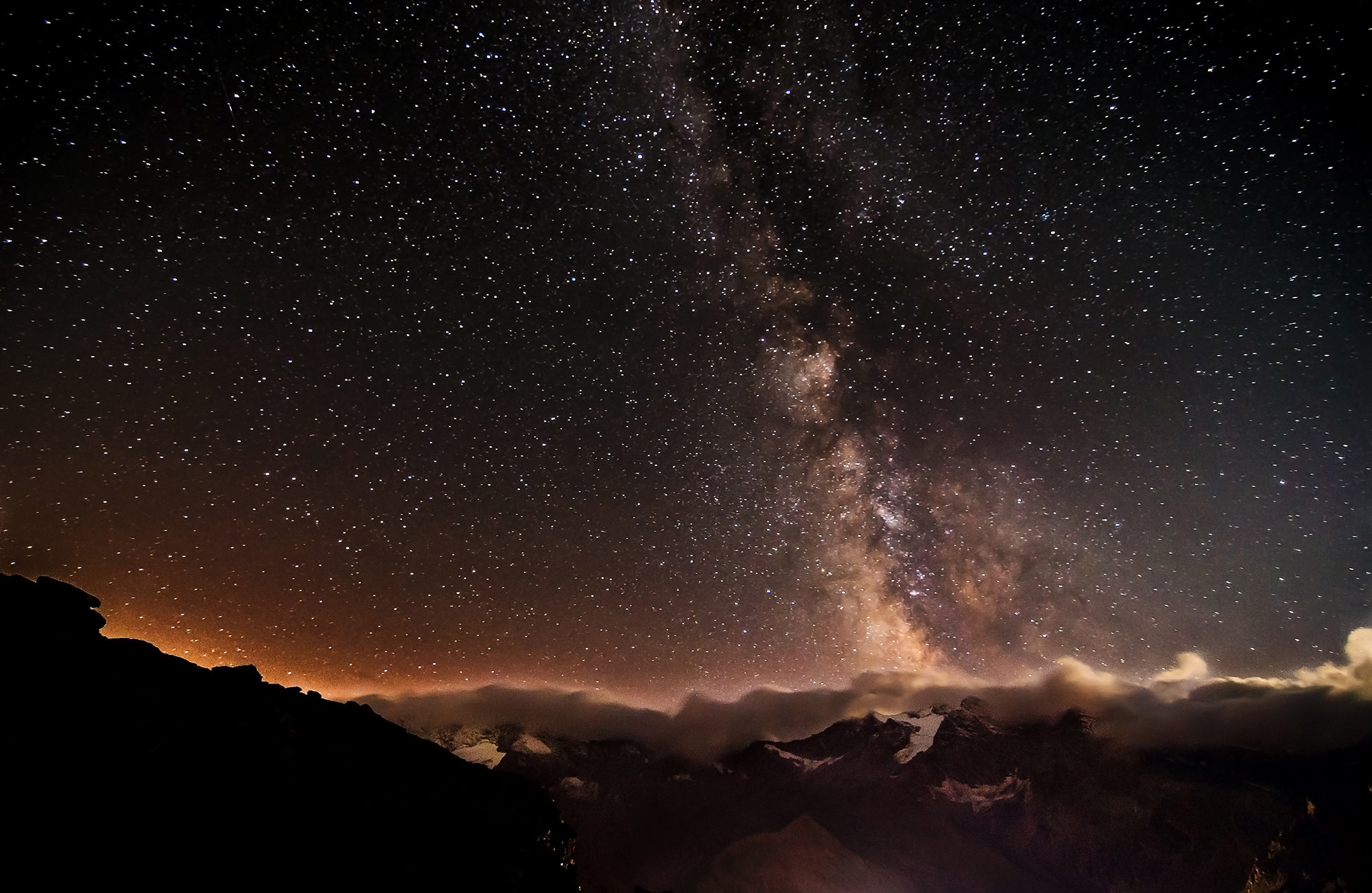 The night on the tip Galisia