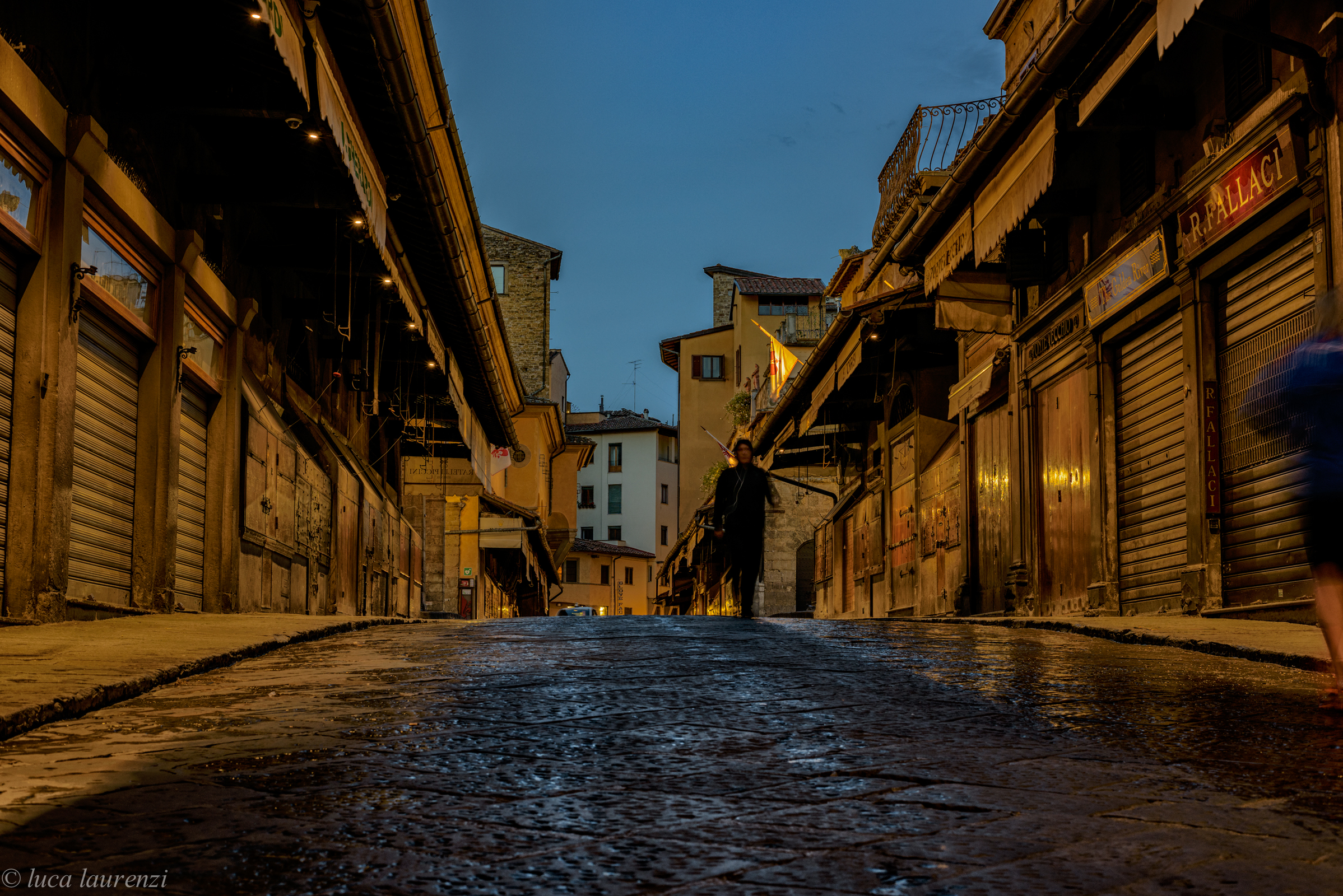 Waiting for the opening of shops