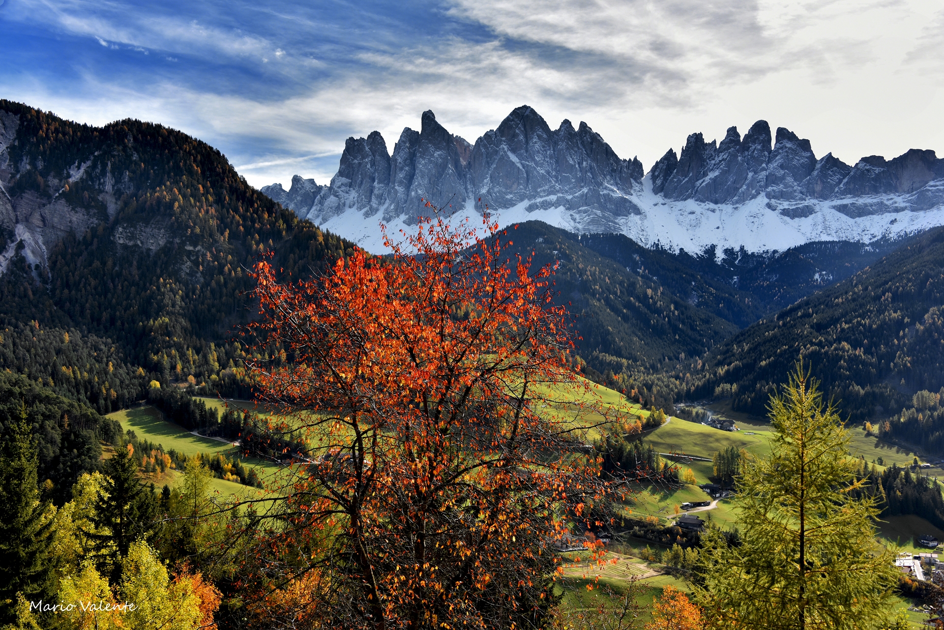 Colori autunnali e le Odle