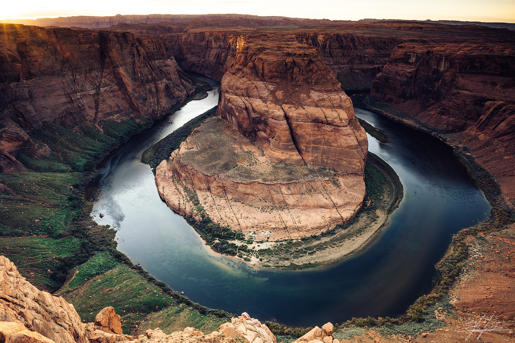 Sunset at Horseshoe Bend