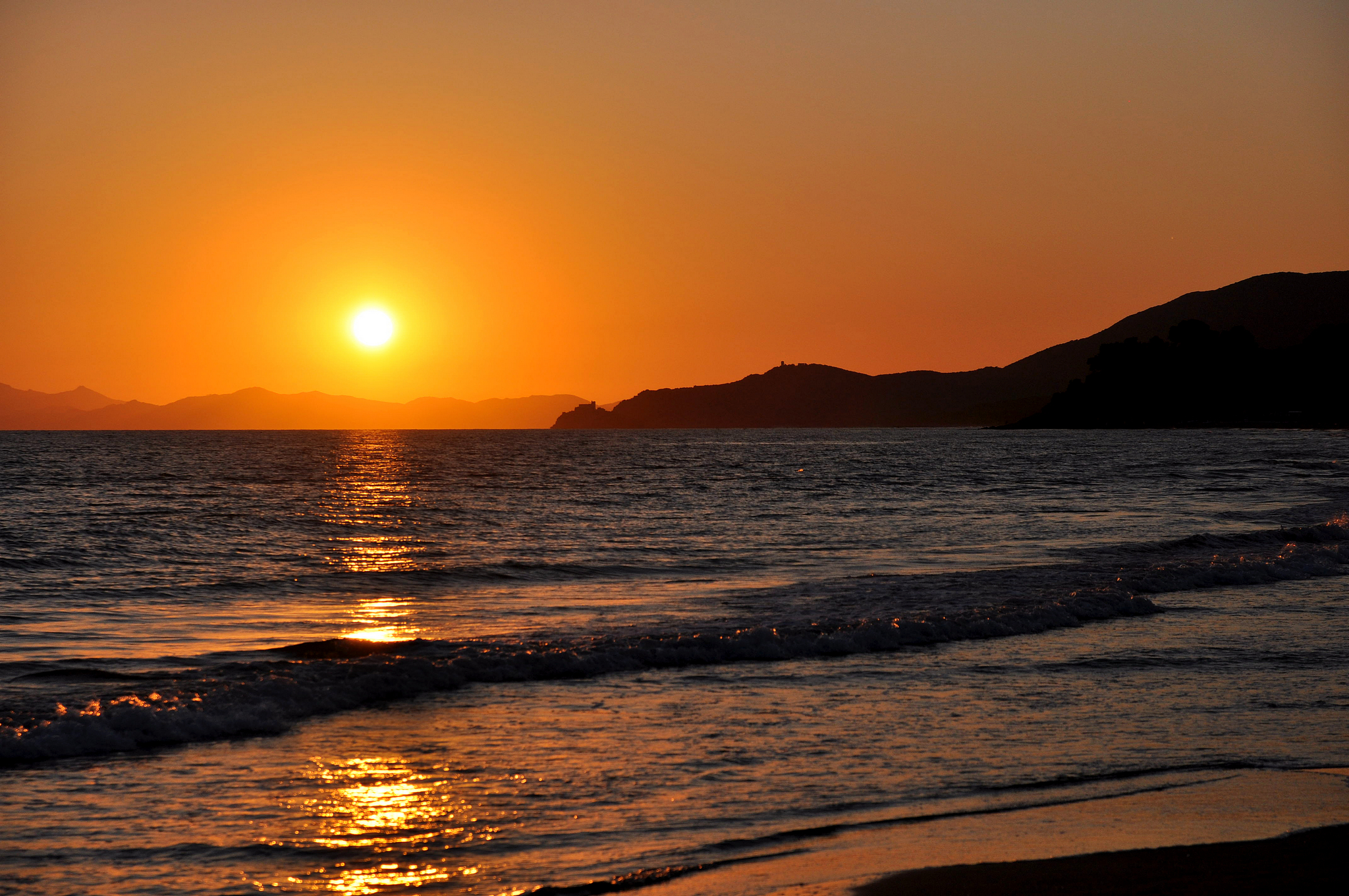 Last lights on the beach - 1