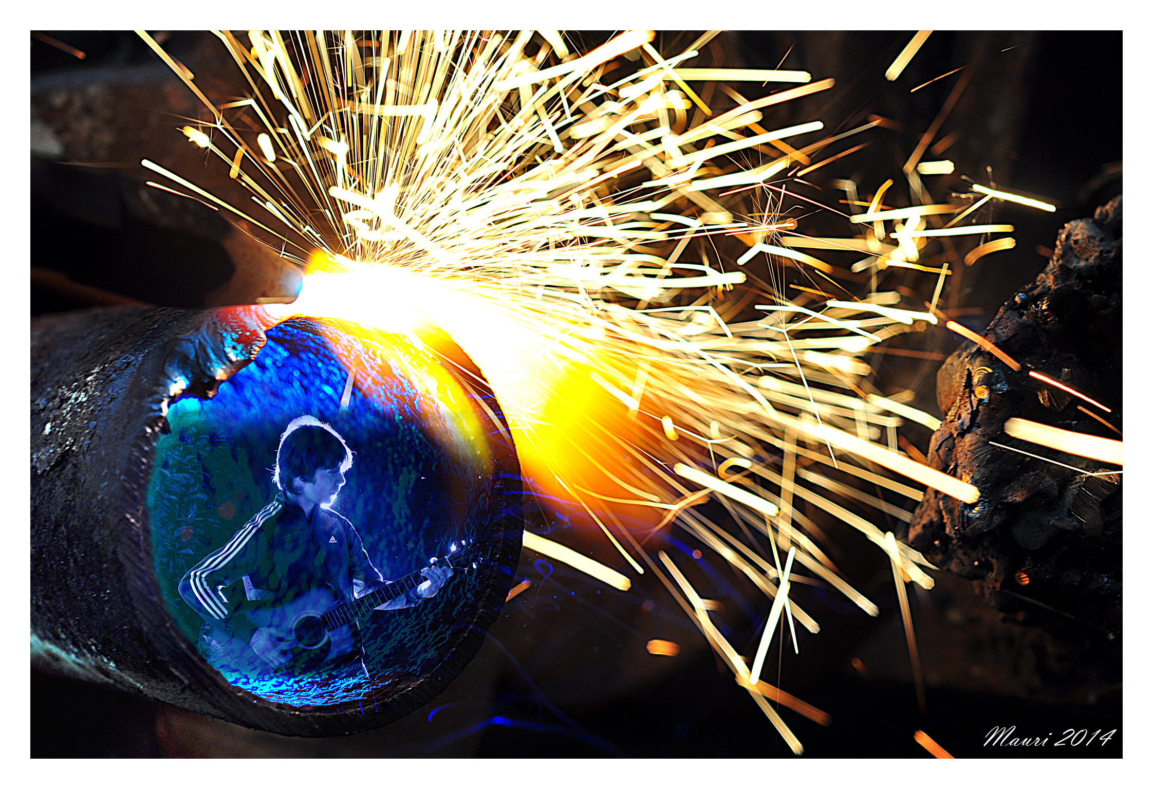 Davide fotomontaggio