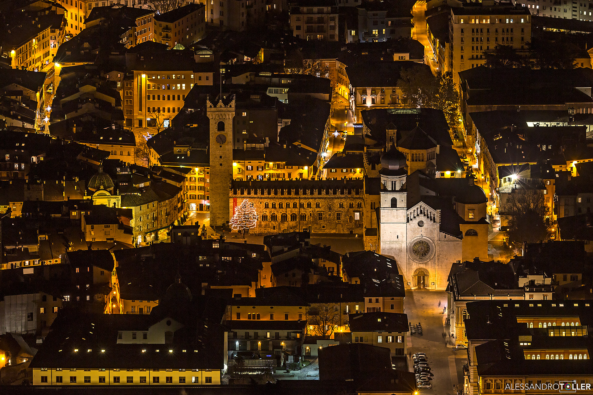 Trento by night
