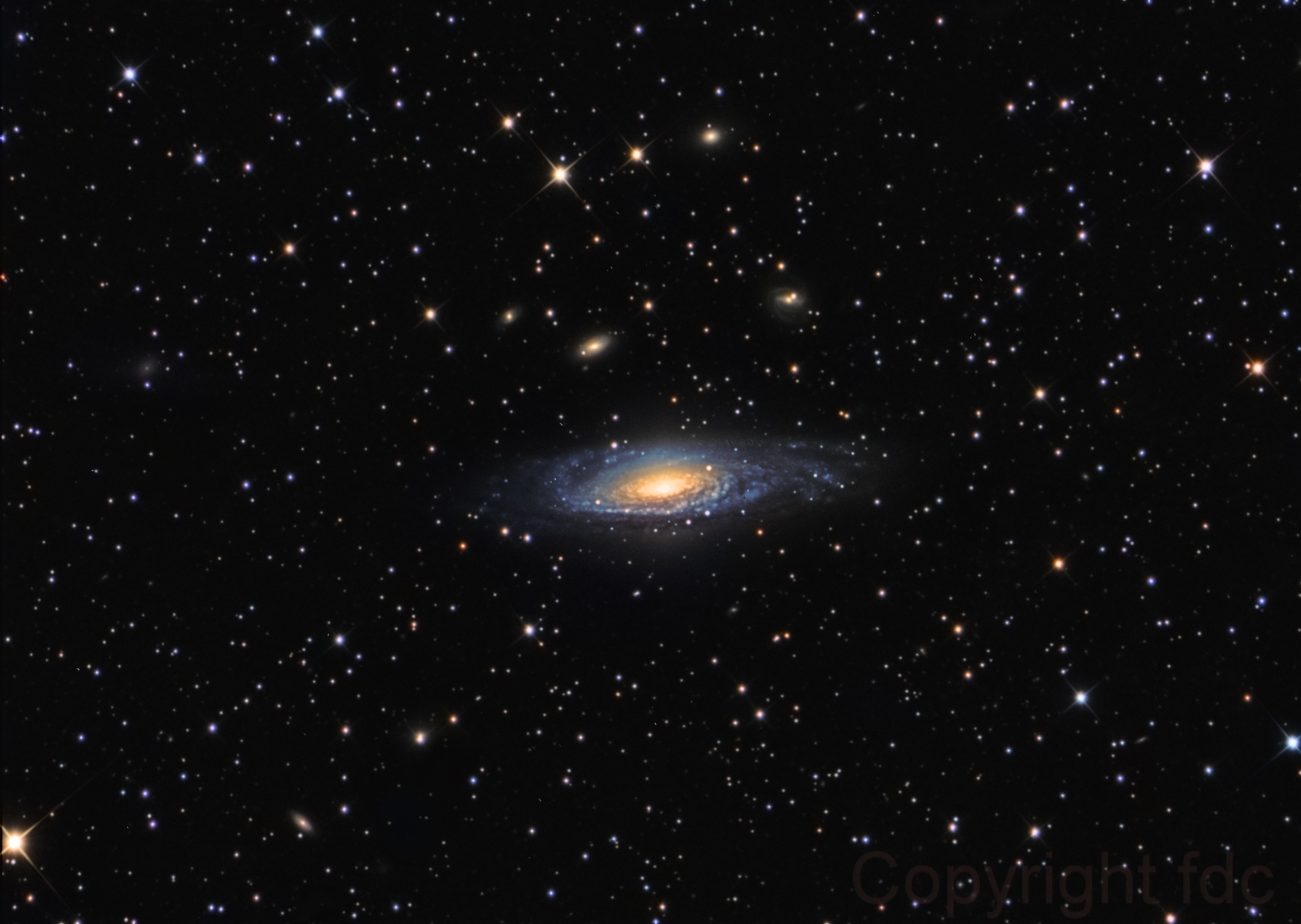 NGC 7331 e compagne - galassie in Pegaso
