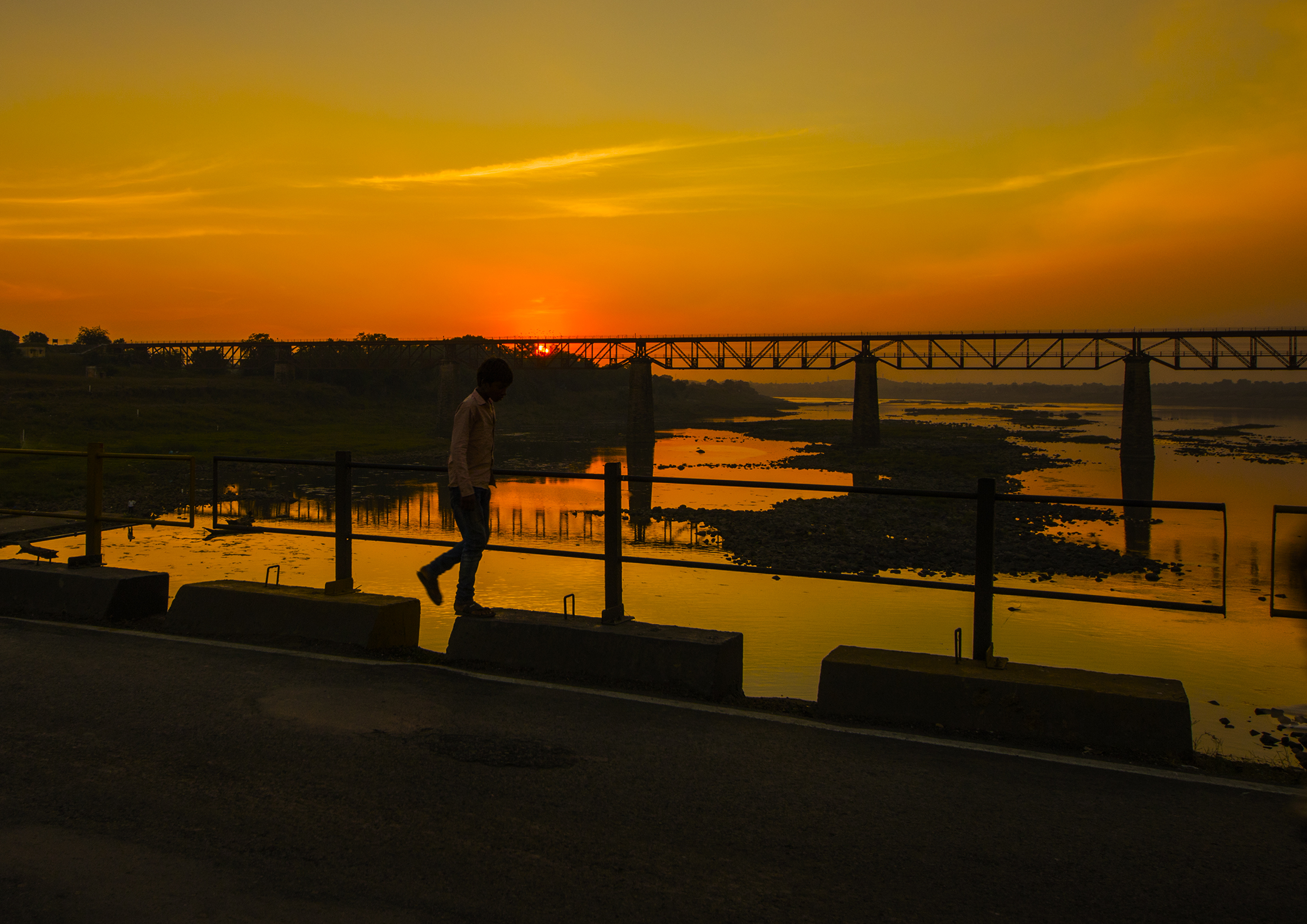 Waling on Narmada ....