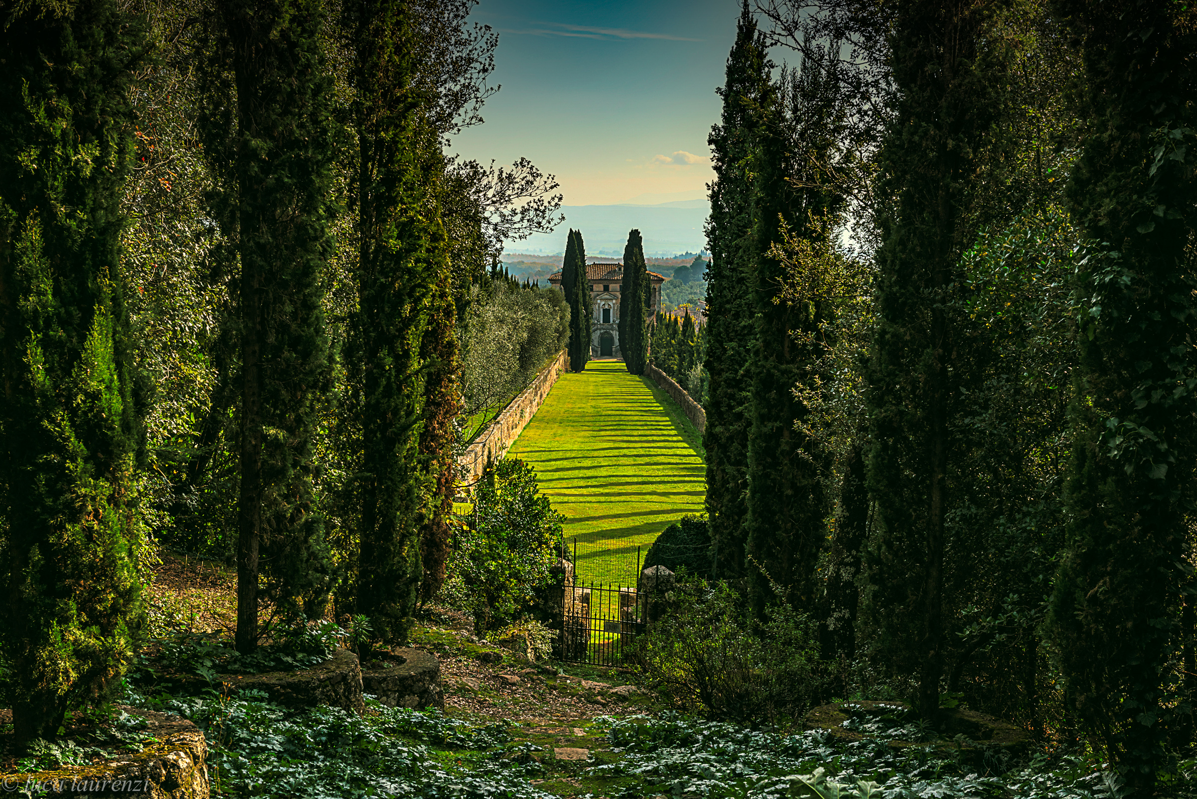 Veduta dalla scala Santa (Sovicille ) SI