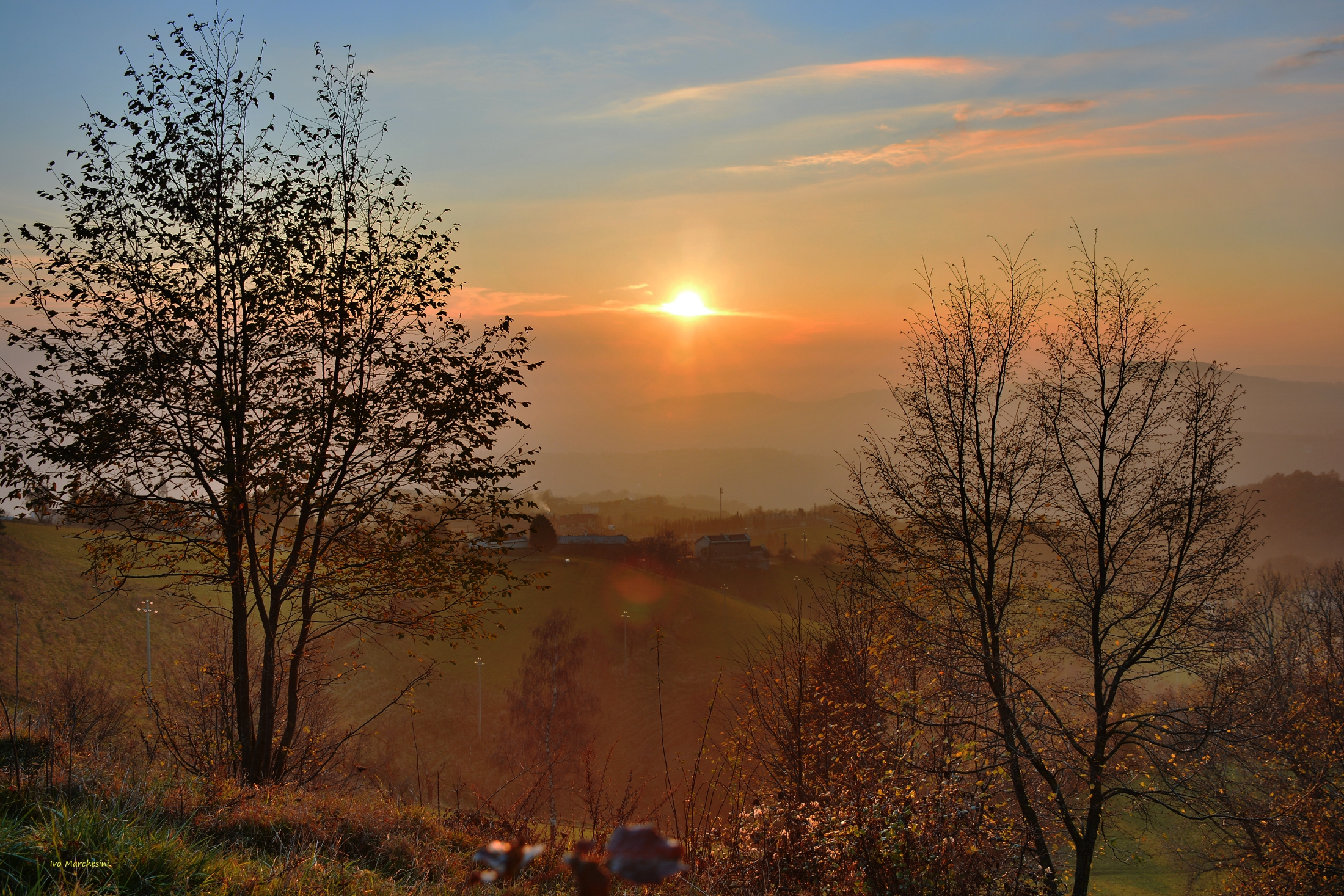 Tramonto sui monti Lessini