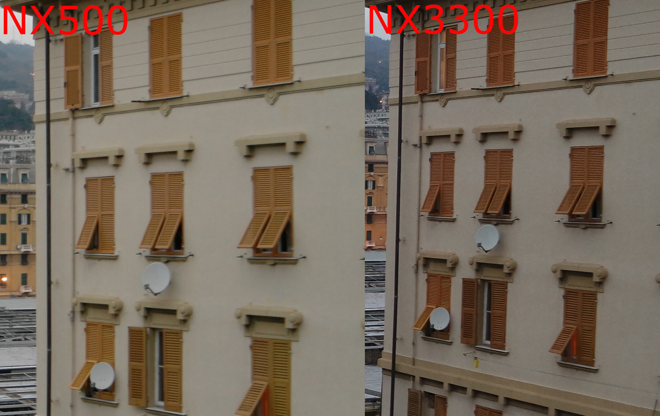 NX500 vs nx3300 - detail - (automatically)