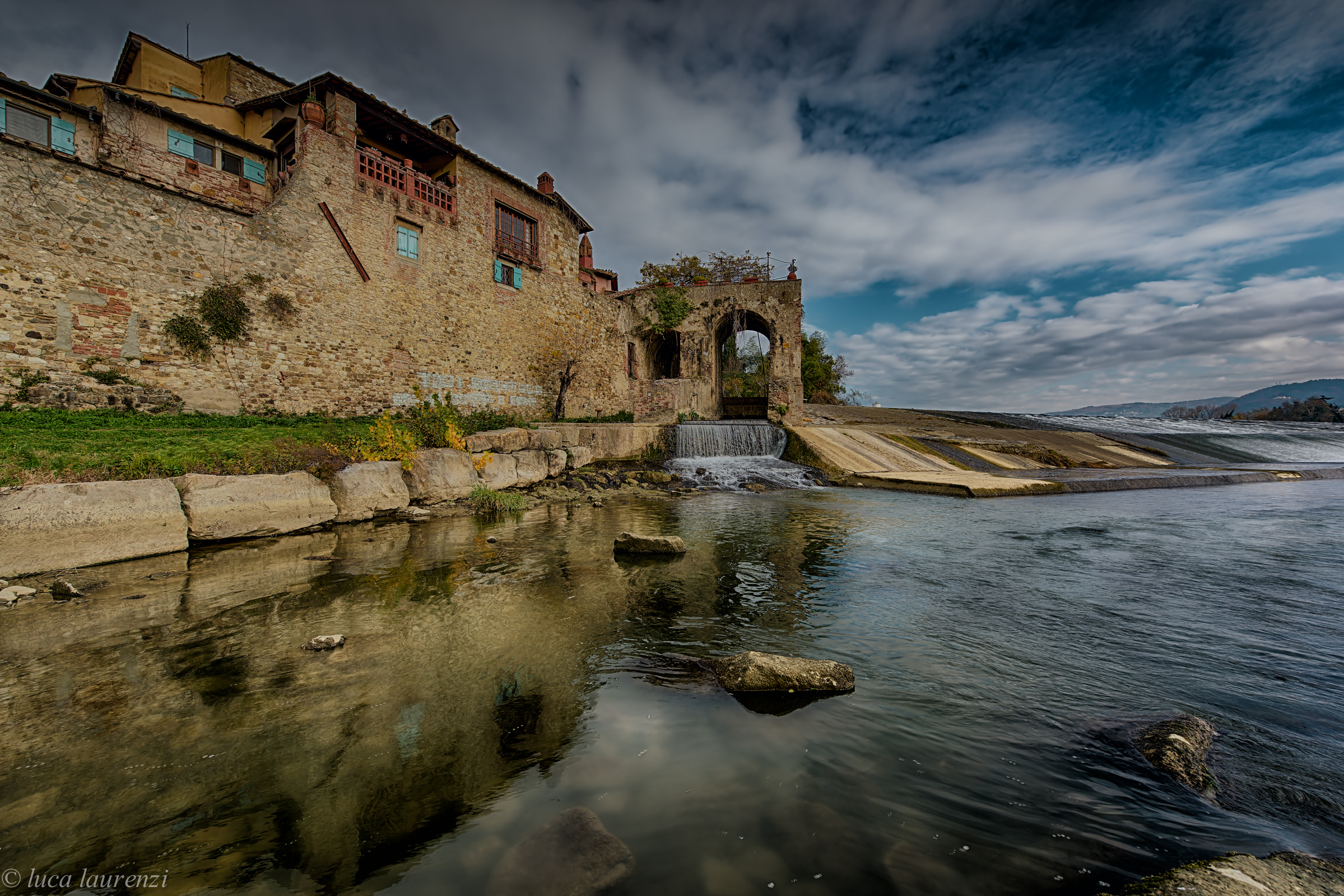 Arno after the bridge of Varlungo
