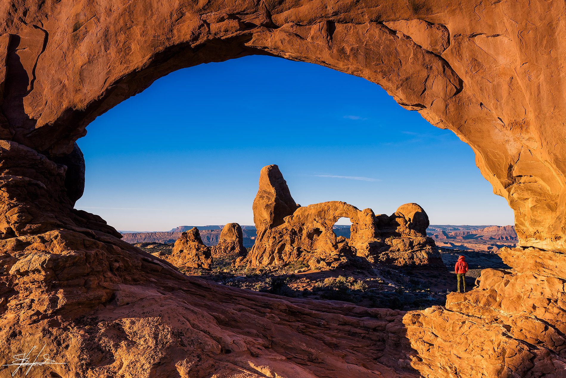 L'alba al Turret Arch