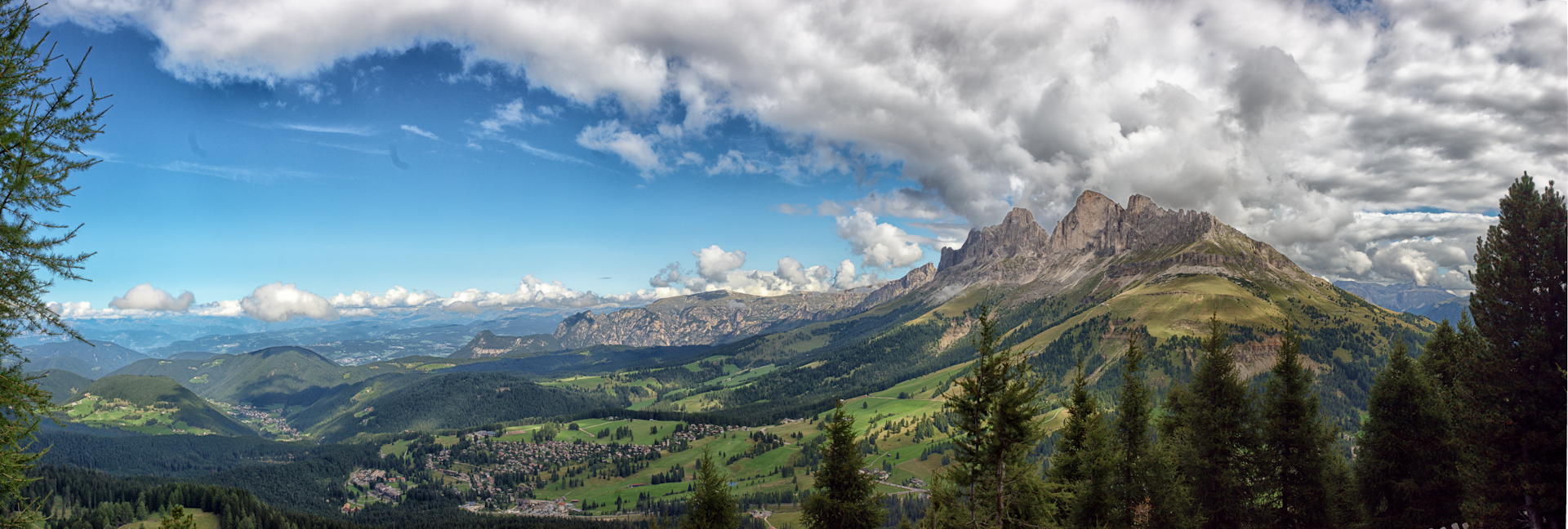 The catinaccio meadows Latemar