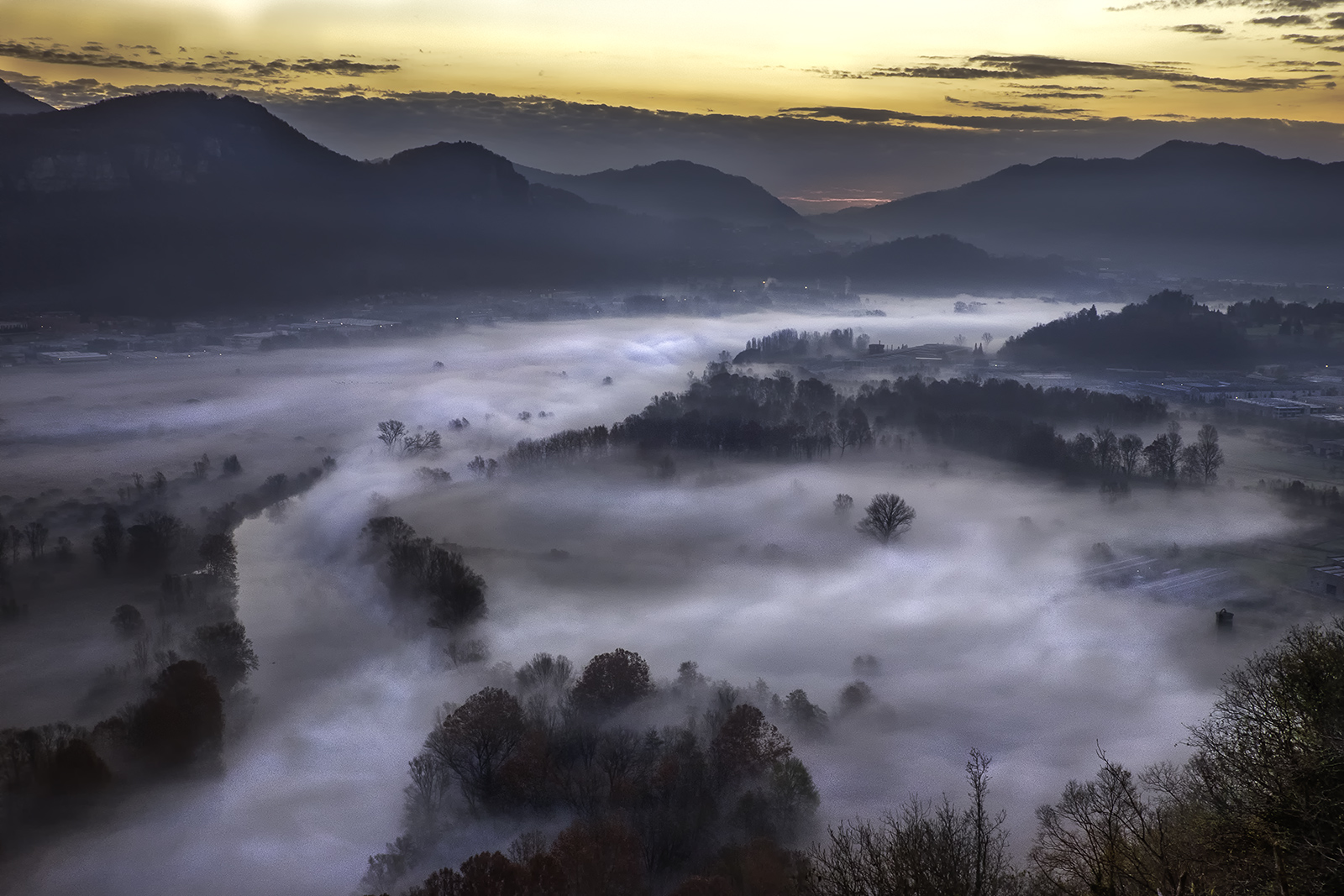 nebbia sull'Adda