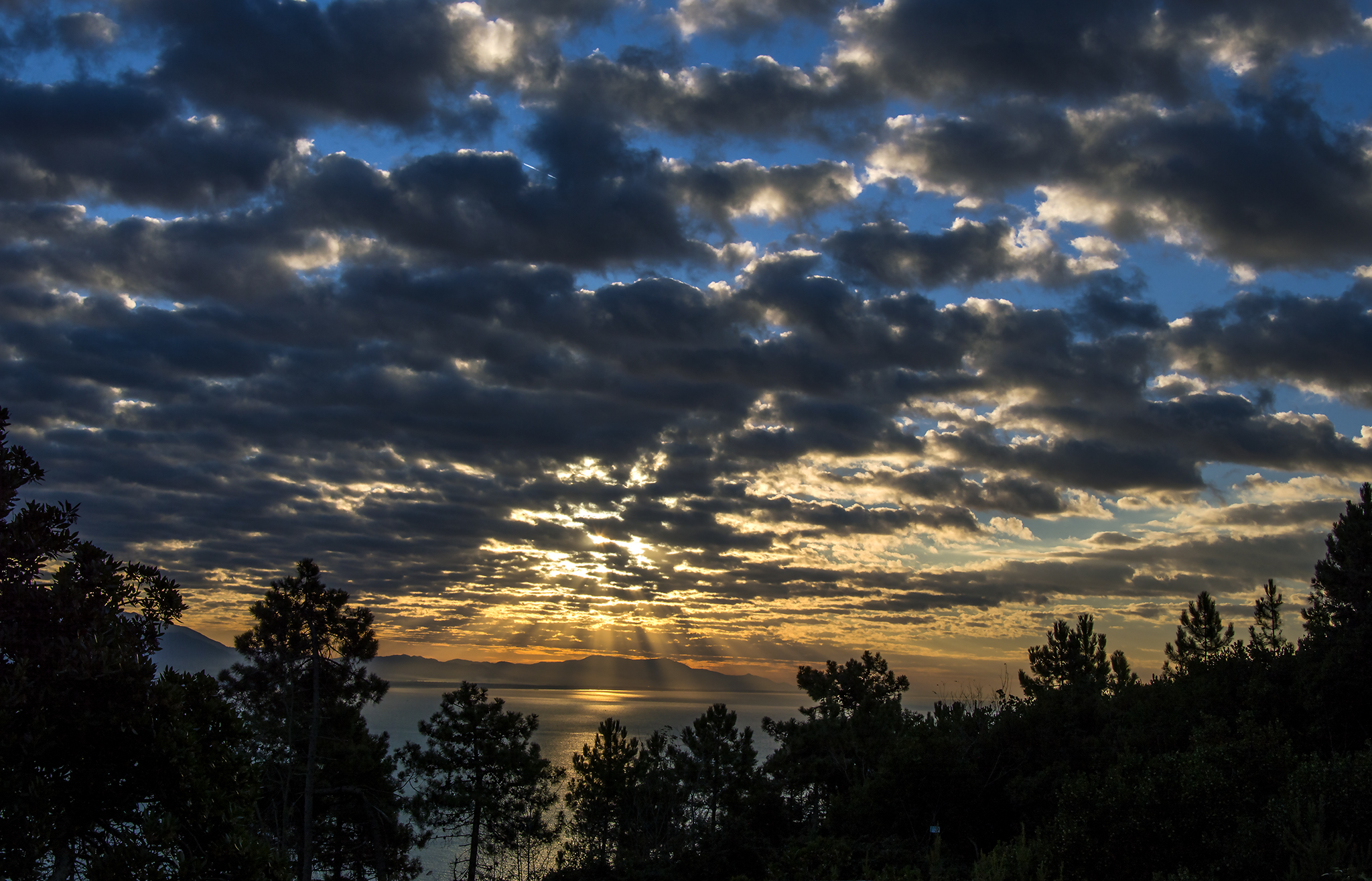 L'alba sulla via per Montemarcello