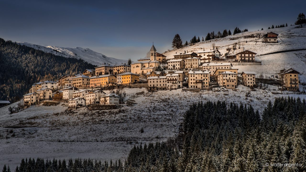 Comelico-Prima neve-ultime luci