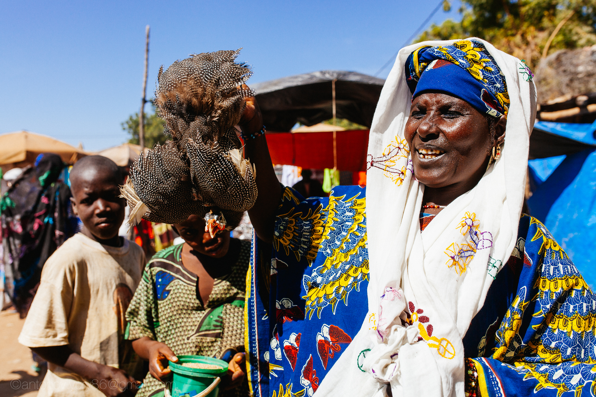 Grande mercato in Djenné, in Mali